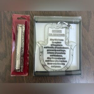 Mezuza home blessing set Mezuzah door